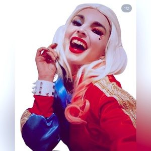 Harley Quinn Suicide Squad Adult Costume with added accessories! Size: Small.
